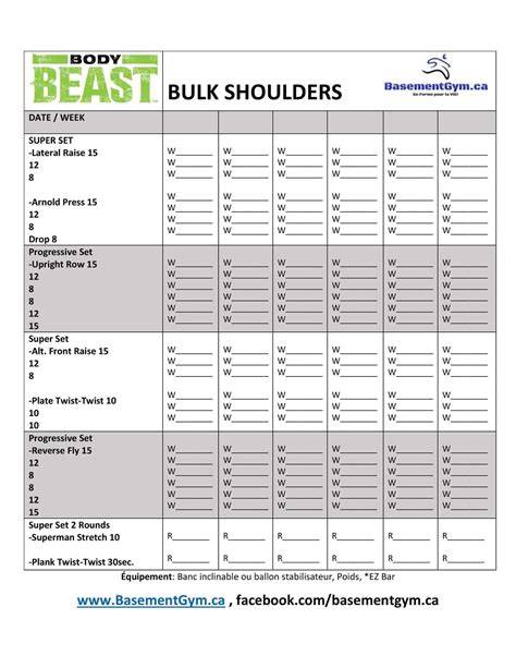 Everypost Body beast, Workout, Body