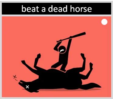 beating a dead horse origin