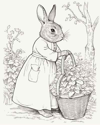 Beatrix Pottery Coloring Pages