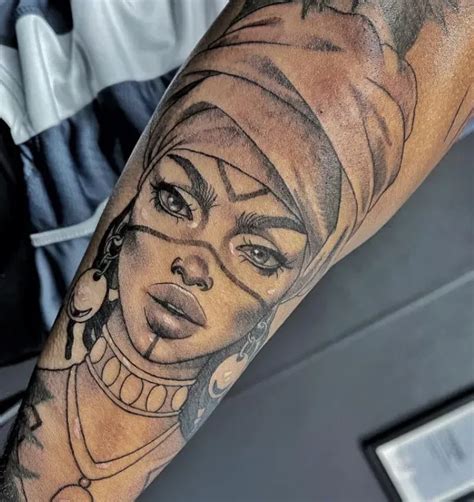 50 African Queen Tattoo Ideas For Majestic Inspiration Dream Tattoos, Dope Tattoos, Girl