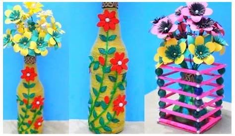 2 easy and beautiful home decor craft..best out of waste material craft