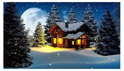 Beautiful Winter Christmas Wallpaper Snowy Scenes 48+ Images