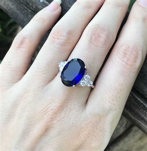 beautiful blue sapphire rings