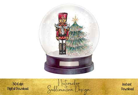 Beautiful Nutcracker Snow Globe