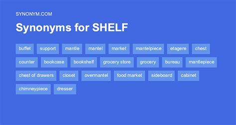 Beautiful Shelf Synonyms