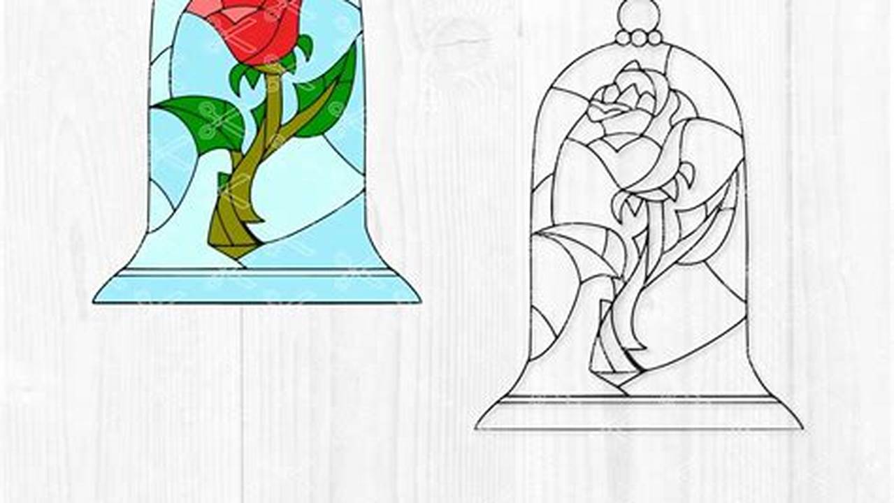 Enchanting Discoveries: Unveil the Beauty of "Beauty and the Beast Rose SVG Free"