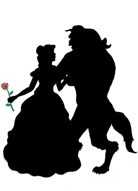 Beauty And The Beast Silhouette at GetDrawings Free download