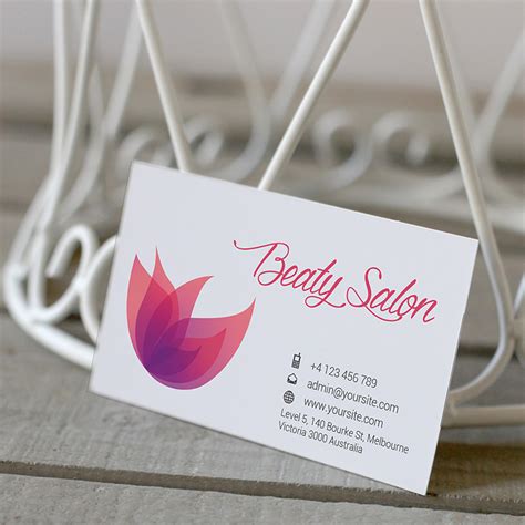 beauty salon business cards templates free