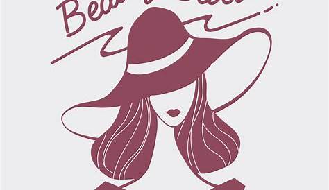 Beauty Salon Logo Images Design With Woman Silhouette On Vector Image
