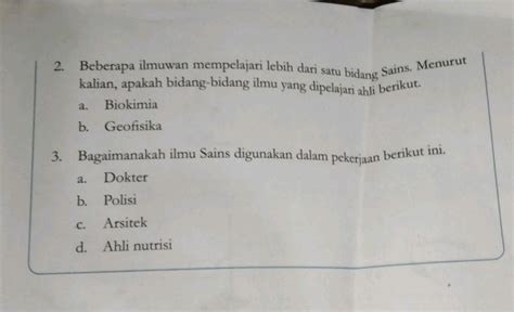 Beberapa Ilmuwan yang Mempelajari Lebih dari Satu Bidang Sains