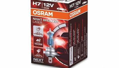 Bec auto OSRAM Night Breaker LASER H7 +130