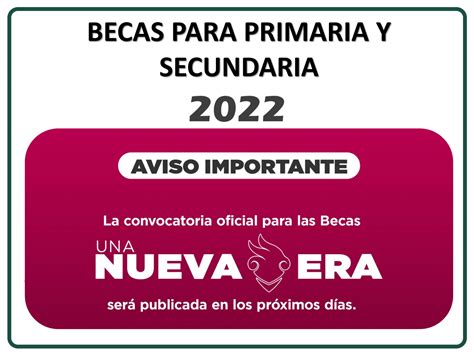 becas de primaria 2023