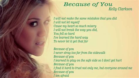 because of you song