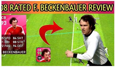 ICONIC F. BECKENBAUER REVIEW PES 2020 MOBILE| 98 RATED ICONIC F