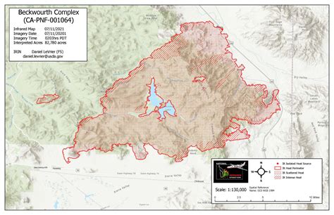 Beckwourth Complex Fire Acres