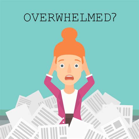 become overwhelmed by events meaning