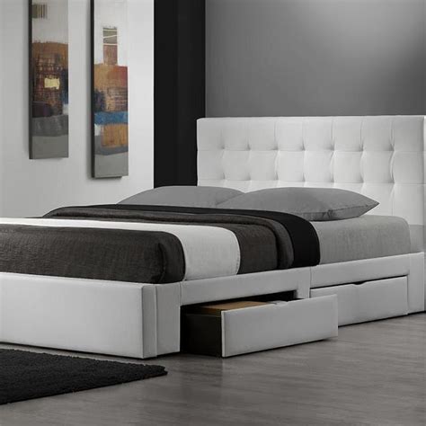 IKEA MALM KING Size Bed Frame With 4 Storage Drawers Oak Veneer £75.