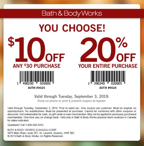 bed and body works coupons