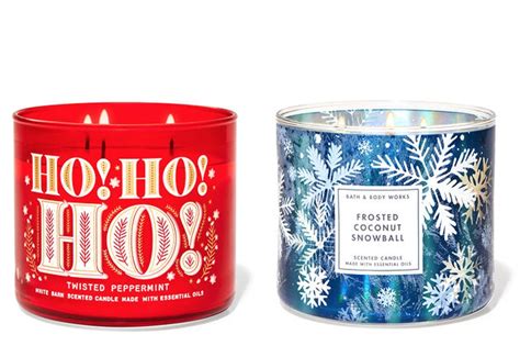 bed bath and body works christmas candles
