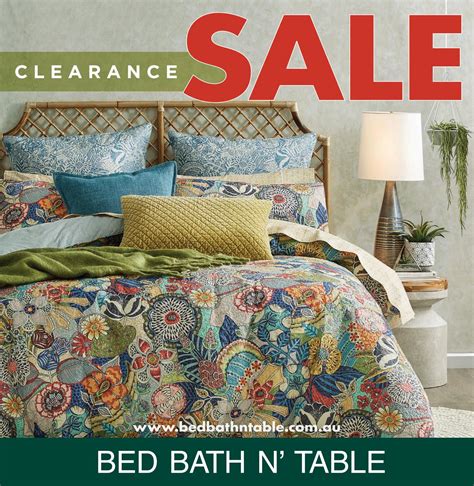 bed bath and table sale