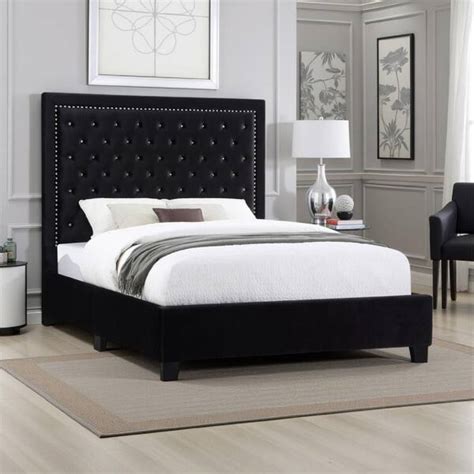 Bed Black Wood