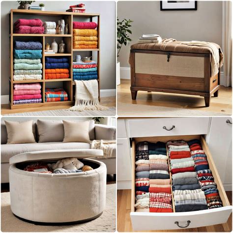 Bed Blanket Storage