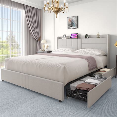 Bed Frame Storage Drawers