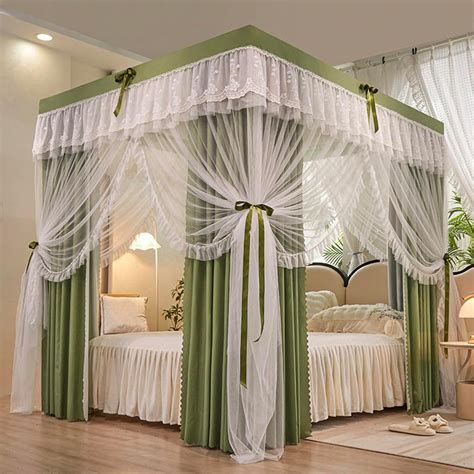 Bed Frame With Curtain
