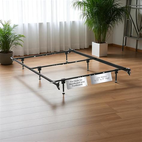 Bed Frame With Hooks For Headboard And Footboard