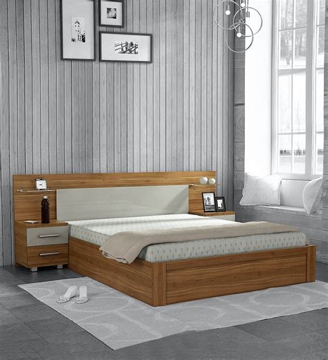 Bed Frame With Storage And Side Tables