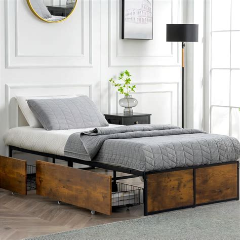 Bed In A Box With Platform Frame