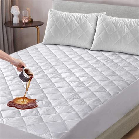 Bed Quilted Fitted Mattress Protector
