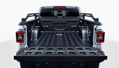 Bed Size For Jeep Gladiator