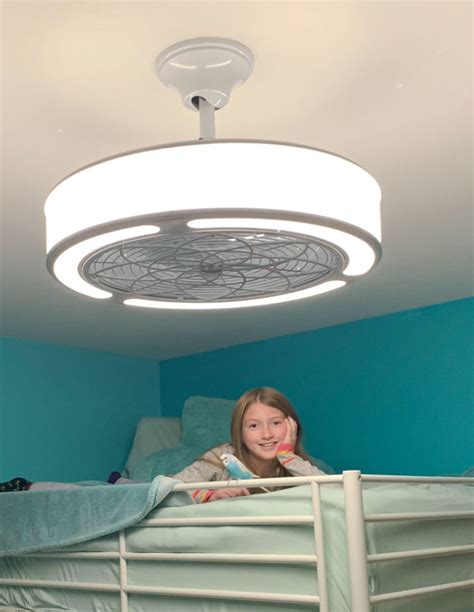 bed under ceiling fan