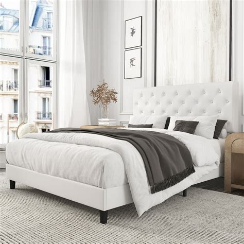 Bed White Queen Bed