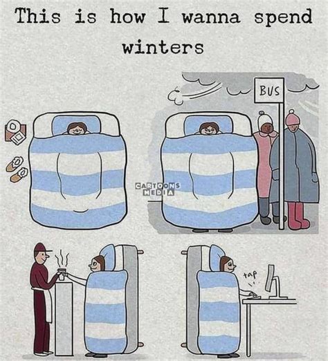 Bed Winter Meme