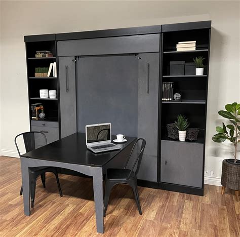 Bed With Cabinet Table