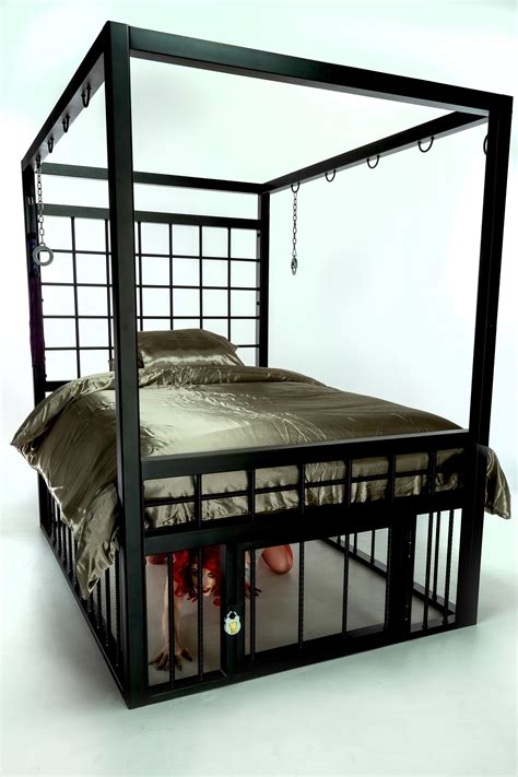 Bed With Cage Under It