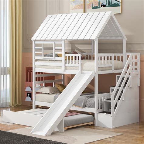 Bed With Slide Trundle