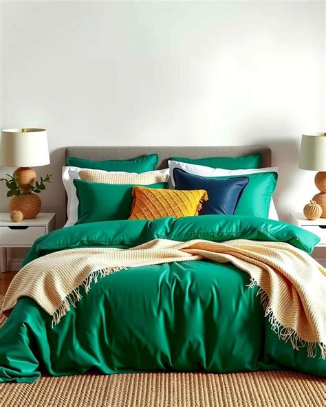 Bedding Emerald Green