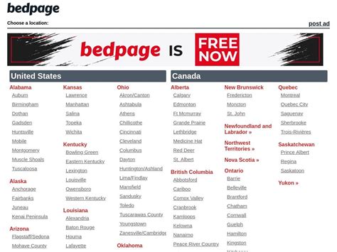 bedpage.com