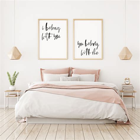 Bedroom inspiration Posters and art prints in picture walls and collages