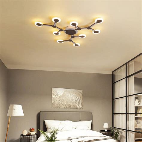 Possini euro design modern ceiling light semi flush mount fixture