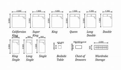 Bedroom Furniture Dimensions Pdf