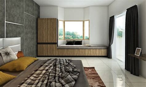 Bedroom Design With Side Window