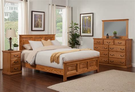 Bedroom Set Solid Oak