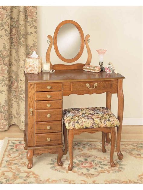 Bedroom Vanity Oak