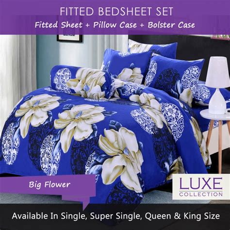 Bedsheet With Flower Design