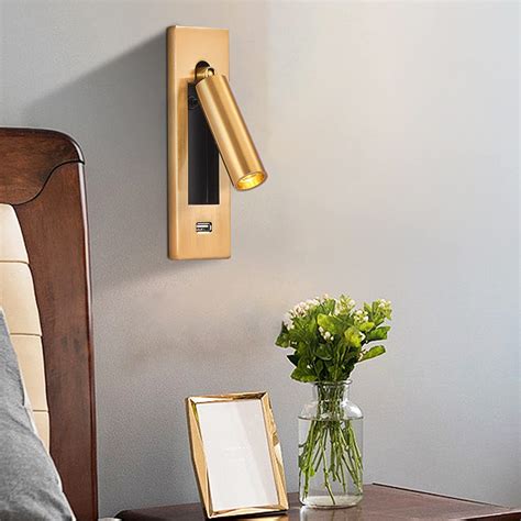 Bedside Reading Lamp Wall Mounted Design
