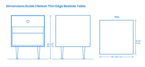 Bedside Table Dimensions In Meters